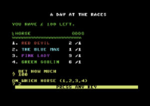 Datei:A Day at the Races (C64) Shot1.jpg